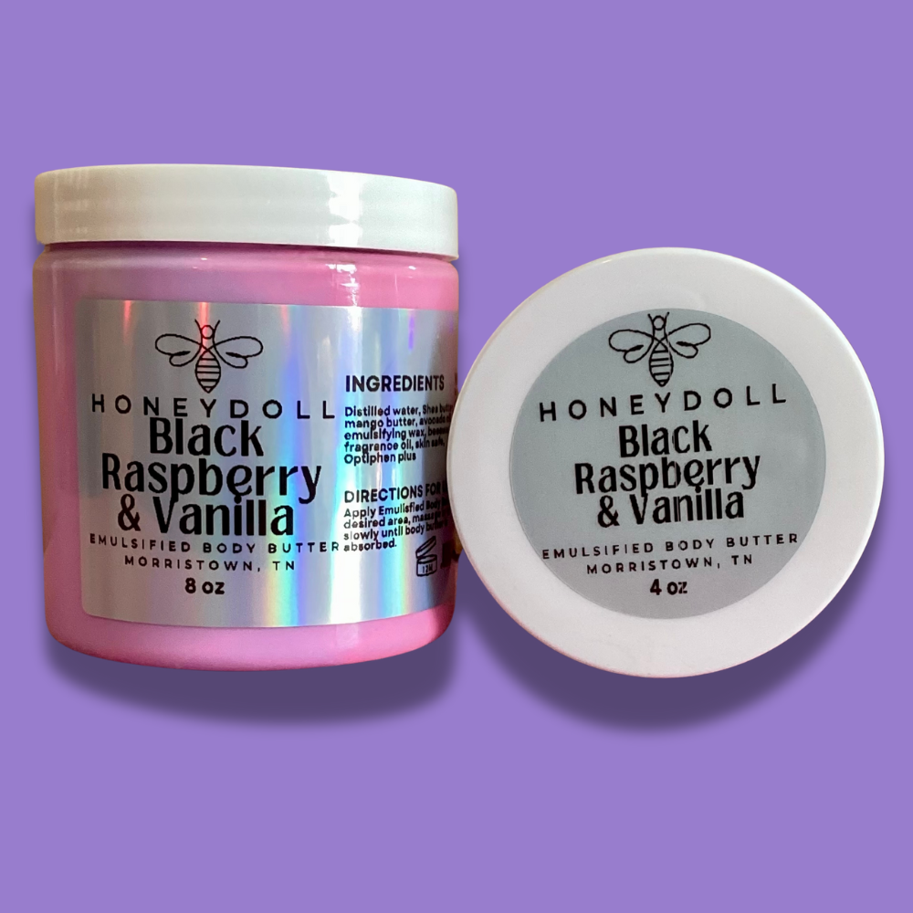 Black Raspberry & Vanilla Emulsified Body Butter