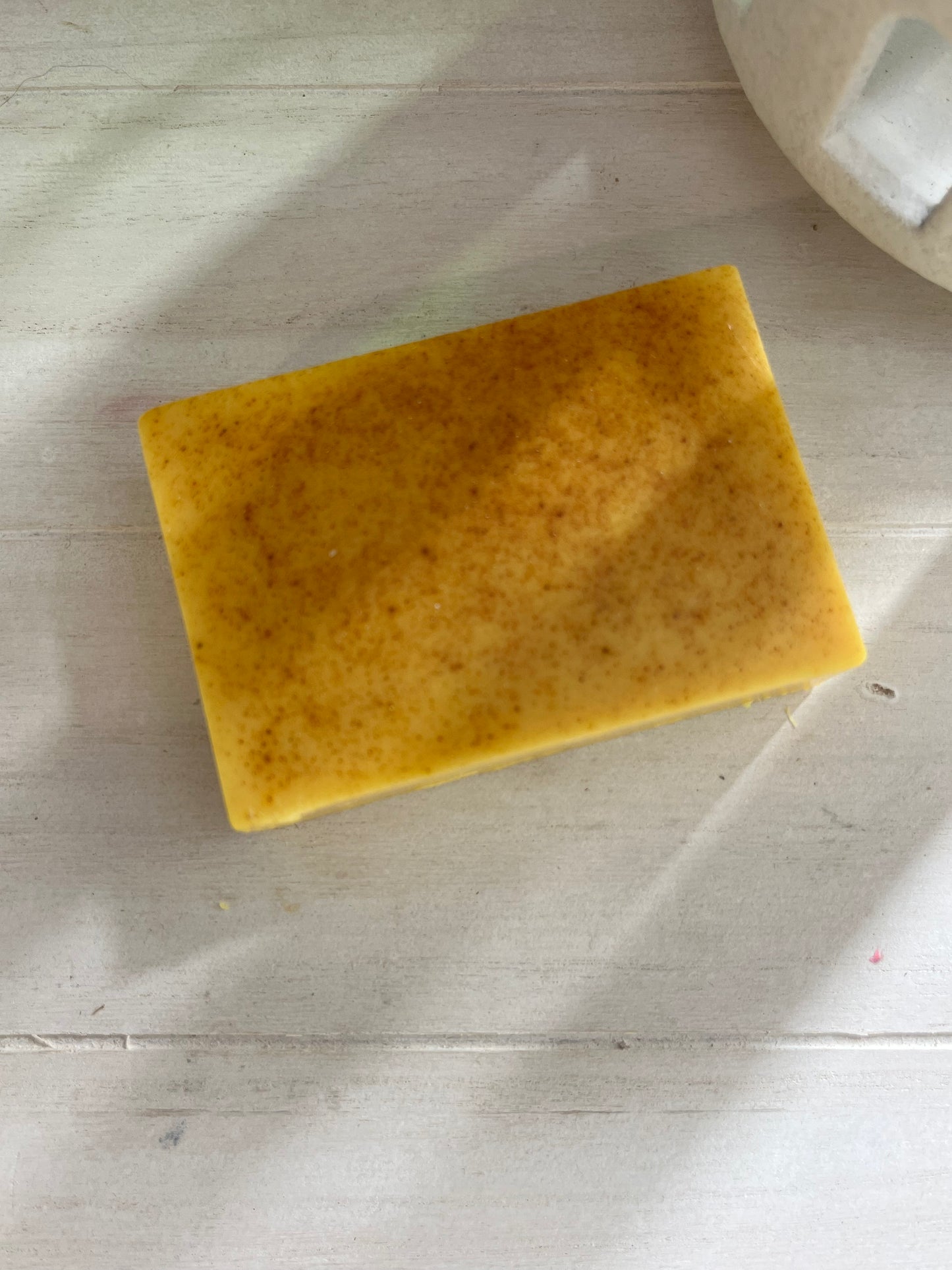 Turmeric Honey Lemongrass Goats Milk Handmade Soap