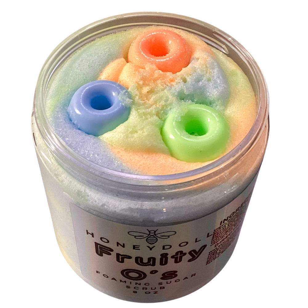 New Honeydoll Foaming Sugar Scrubs - Crushed Paradise - Pineapple Upside Down Cake - Fruity O’s - Unicorn Fairy - choose your scent