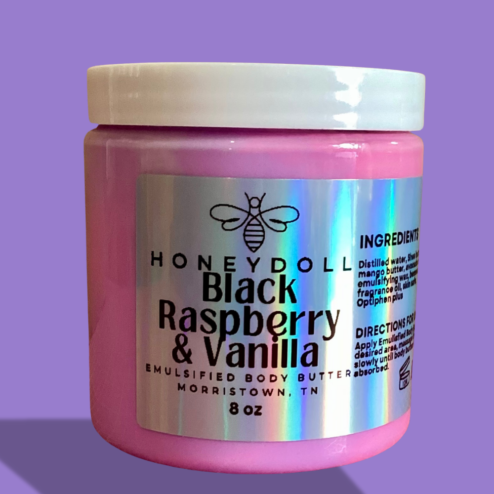 Black Raspberry & Vanilla Emulsified Body Butter