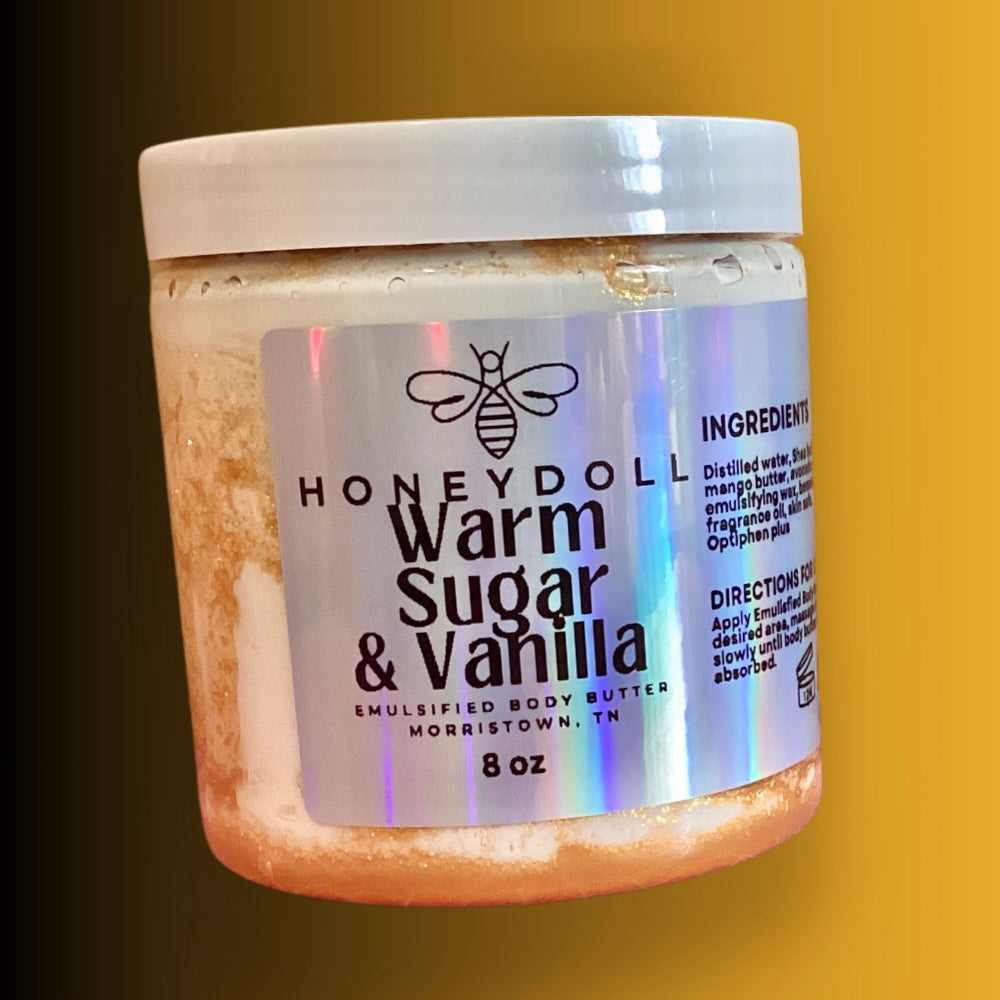 Warm Sugar & Vanilla Emulsified Body Butter