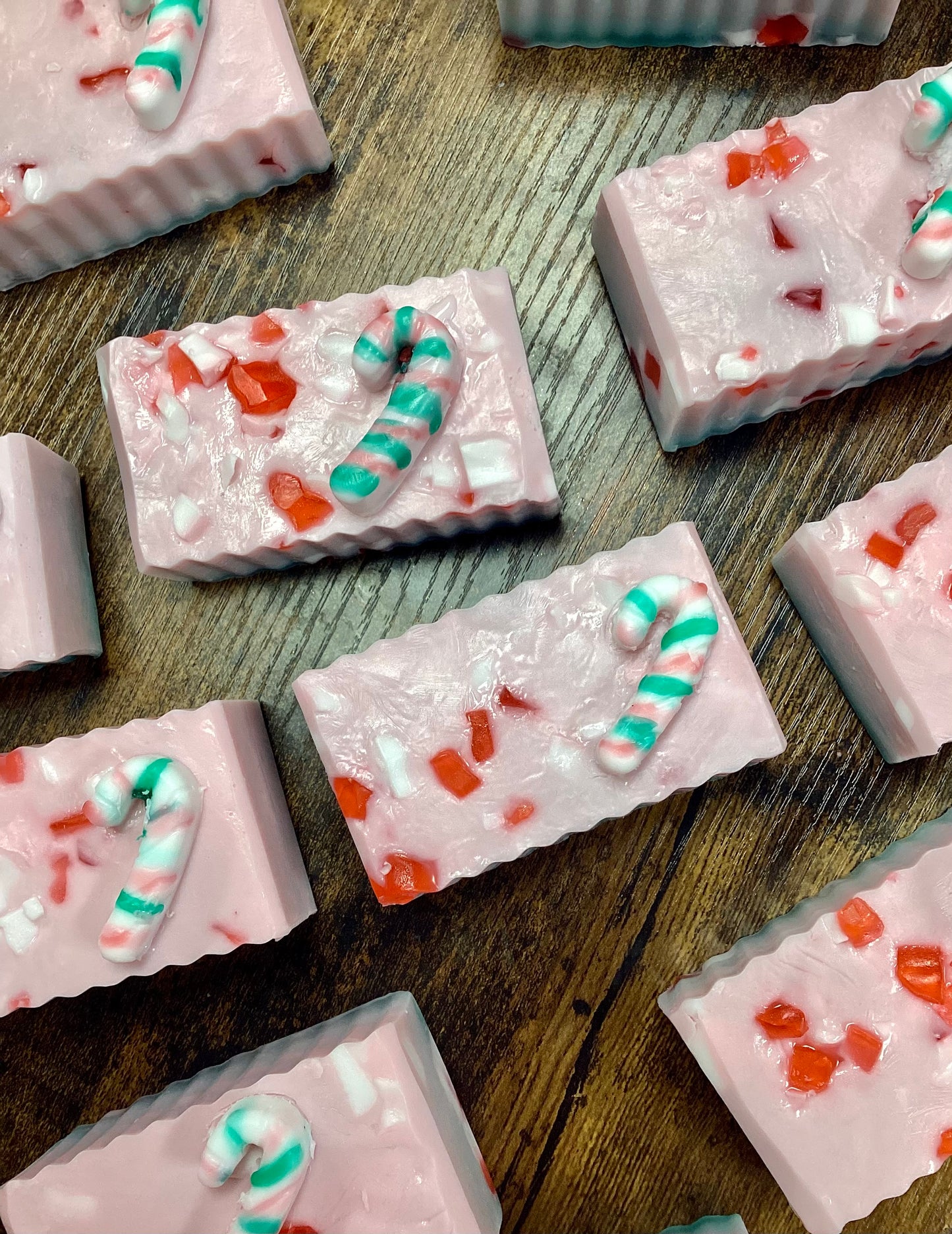 Peppermint Mocha Twist goat milk soap