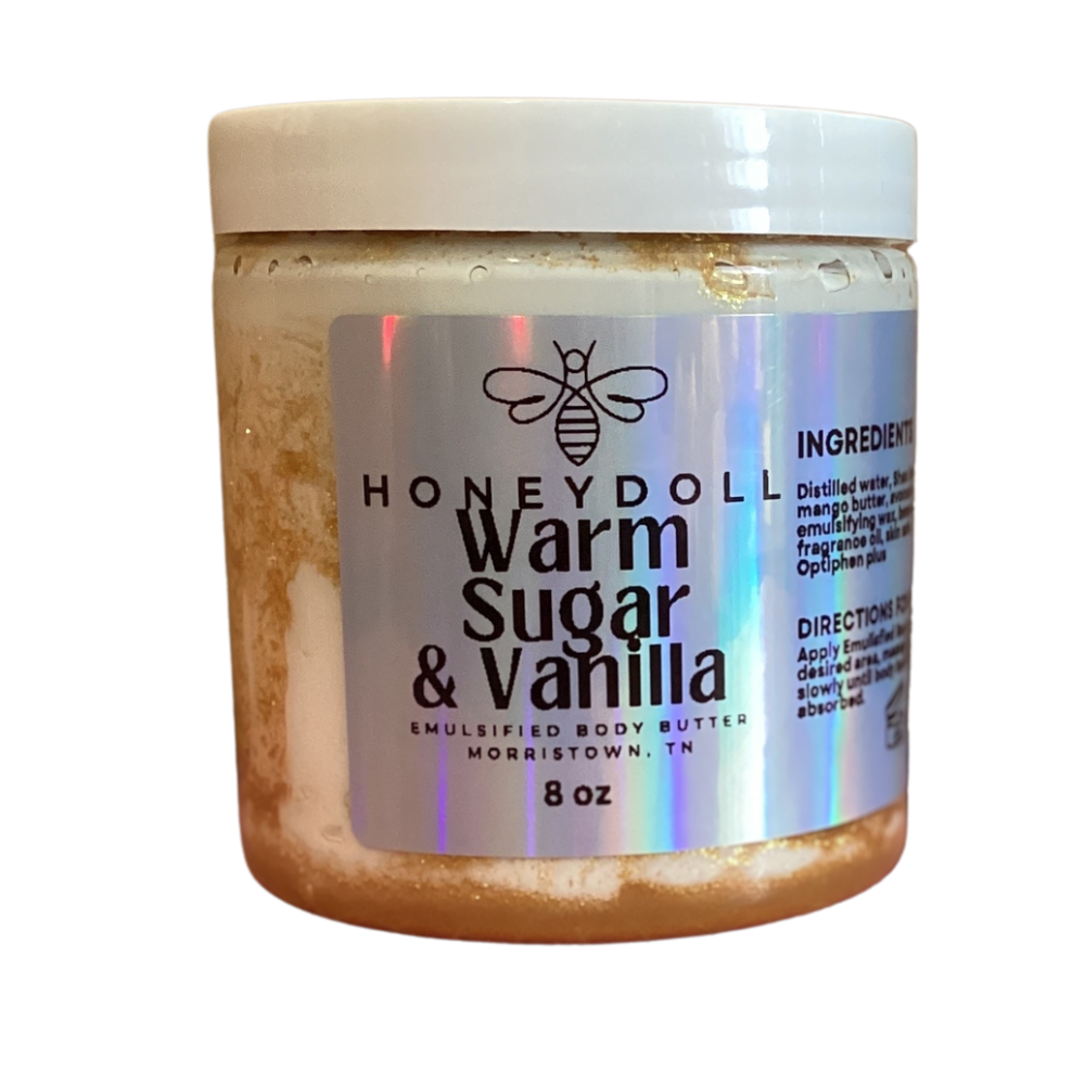 Warm Sugar & Vanilla Emulsified Body Butter
