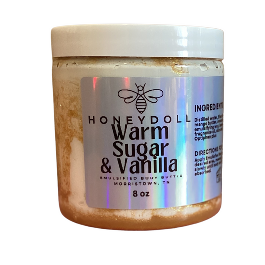 Warm Sugar & Vanilla Emulsified Body Butter