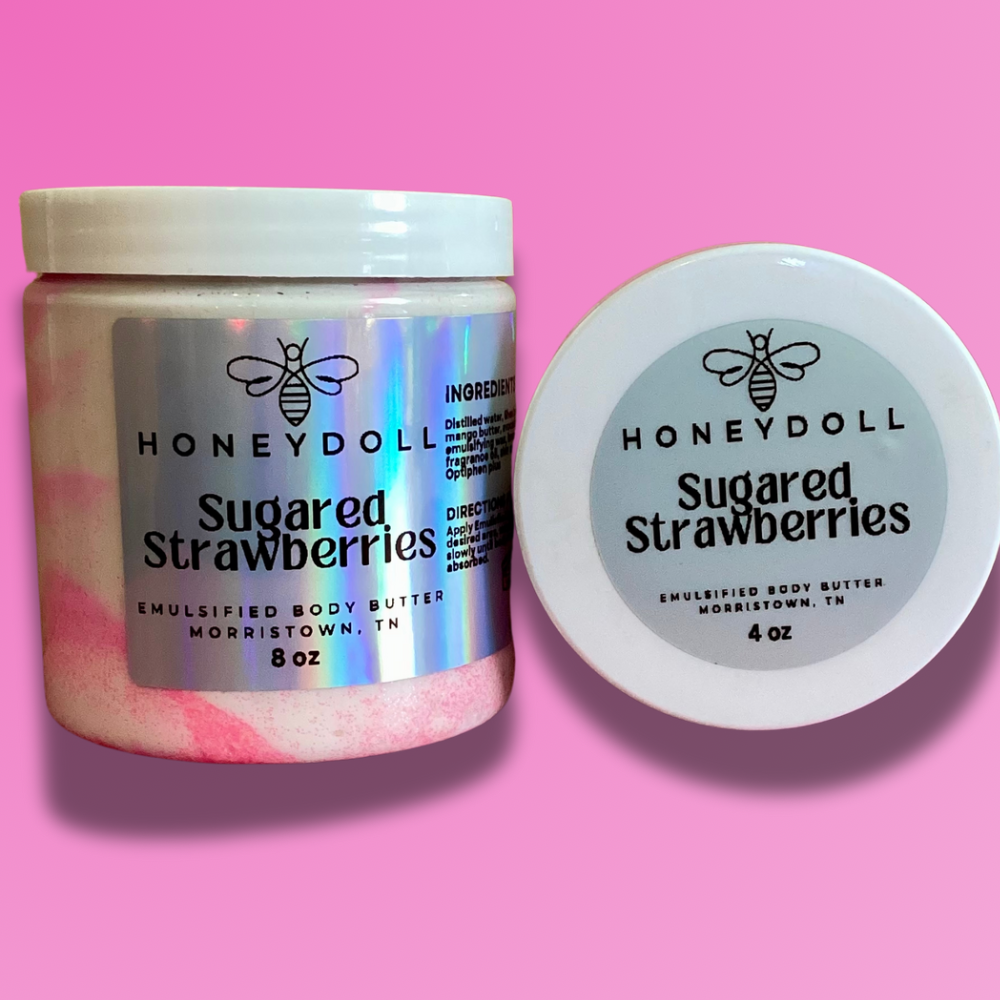 Sugared Strawberries Emulsified Body Butter